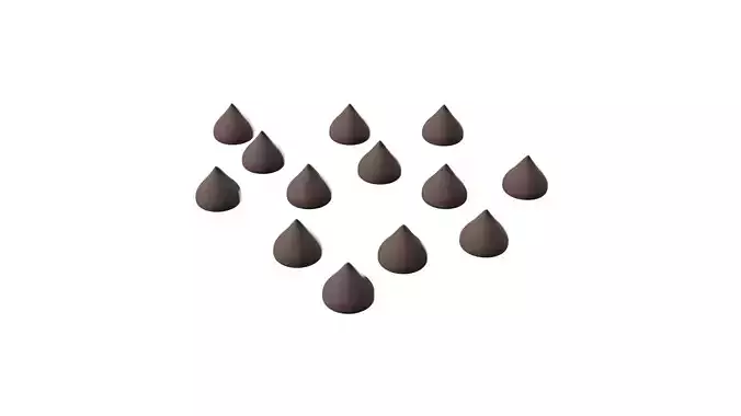 3D Chocochips 1 With Rig