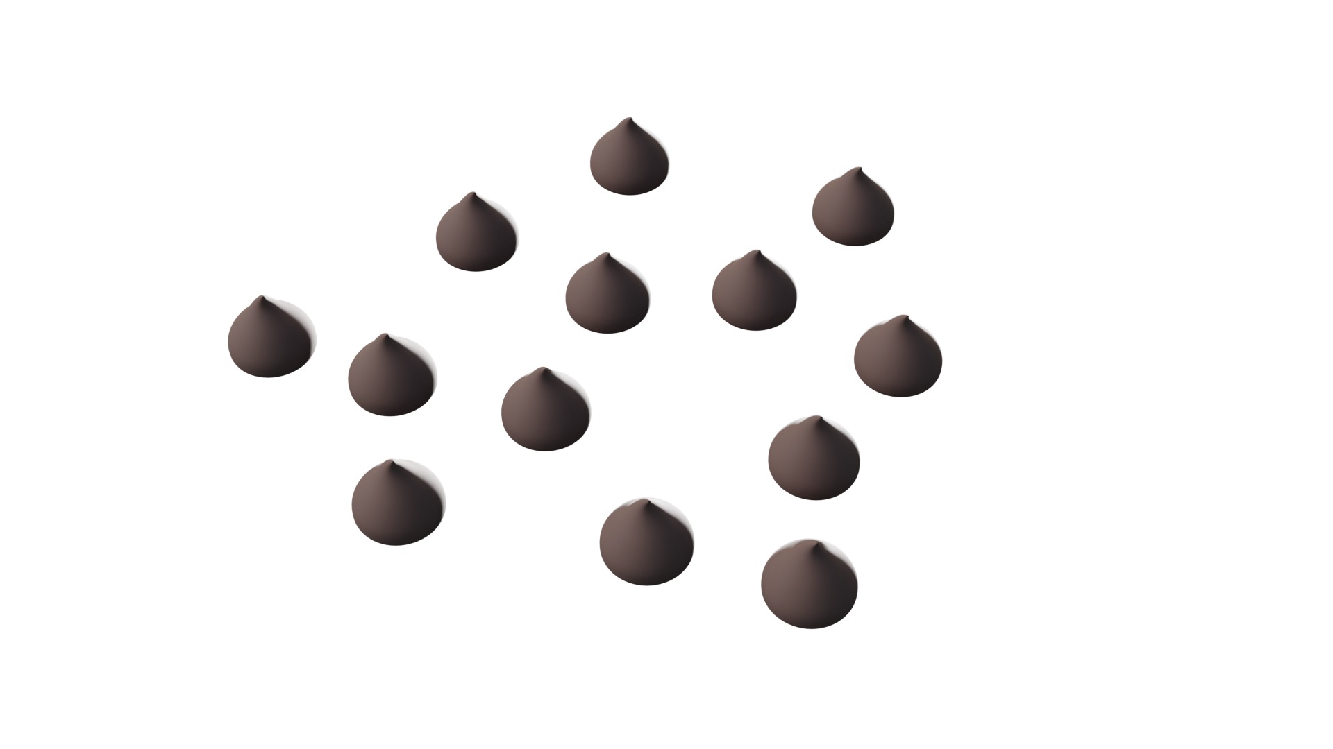 3D Chocochips 1 With Rig 3D model_3