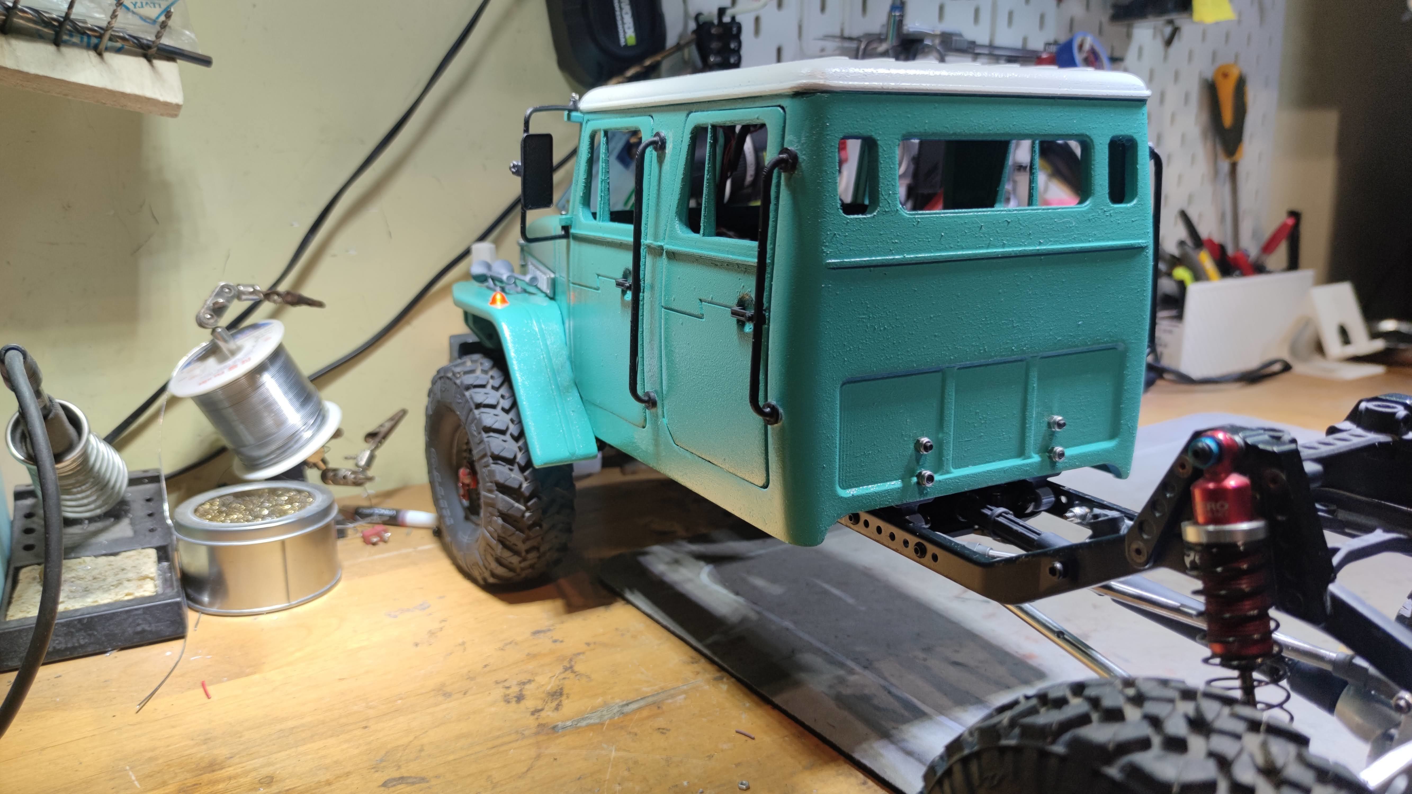 Crawler 4320 dual cab - 1-10 RC Body 3D print model_8