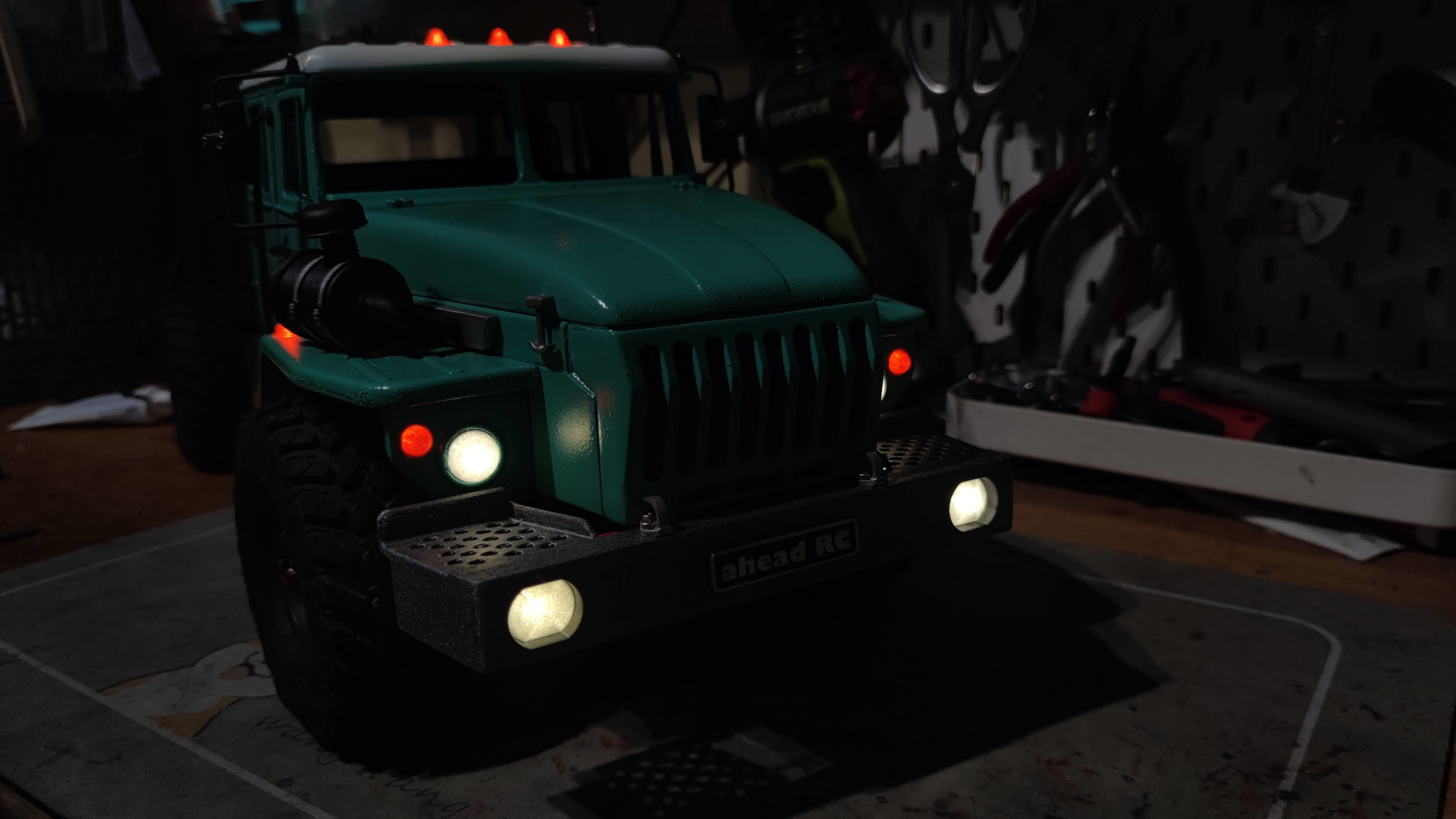 Crawler 4320 dual cab - 1-10 RC Body 3D print model_22