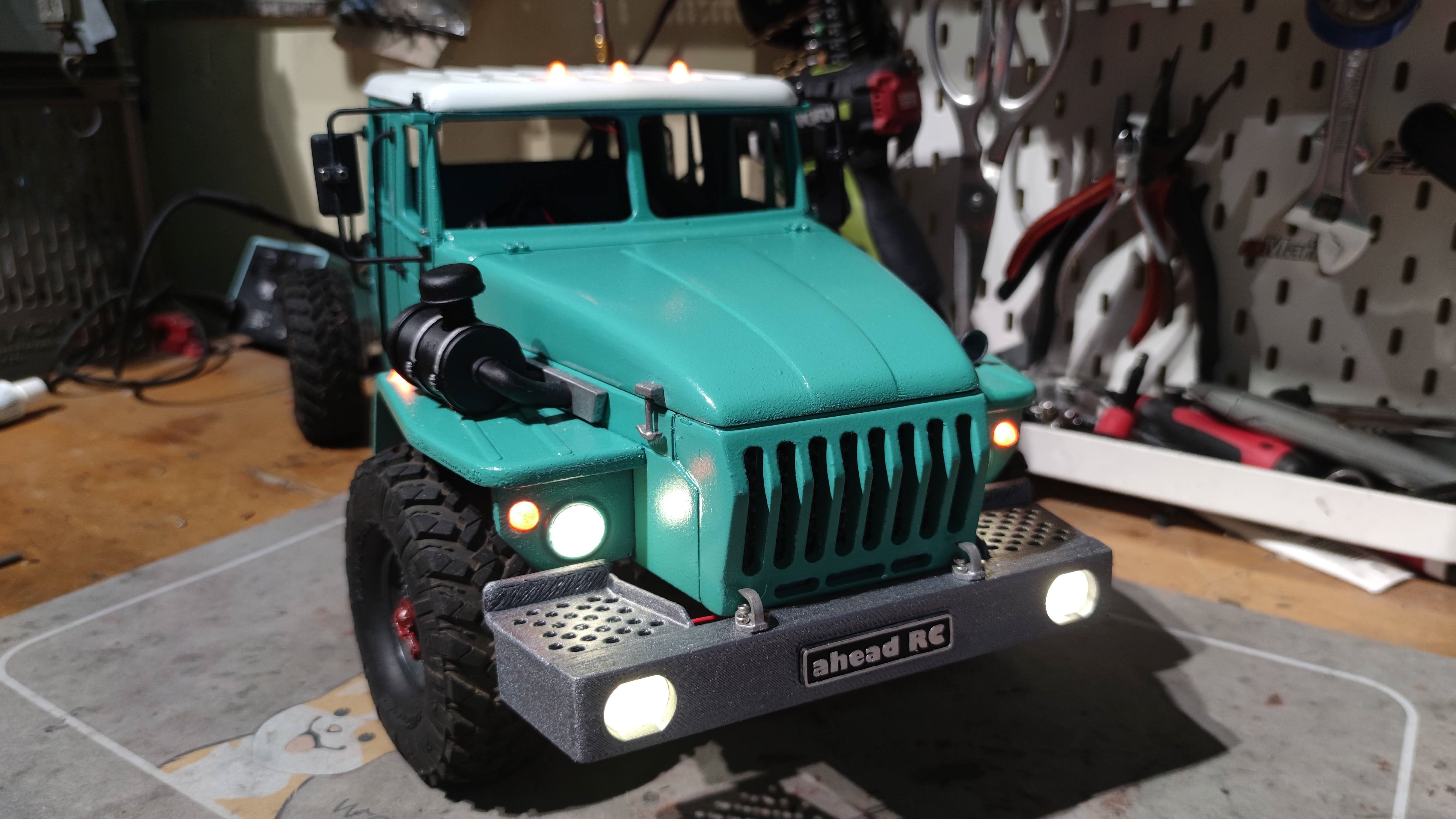 Crawler 4320 dual cab - 1-10 RC Body 3D print model_2