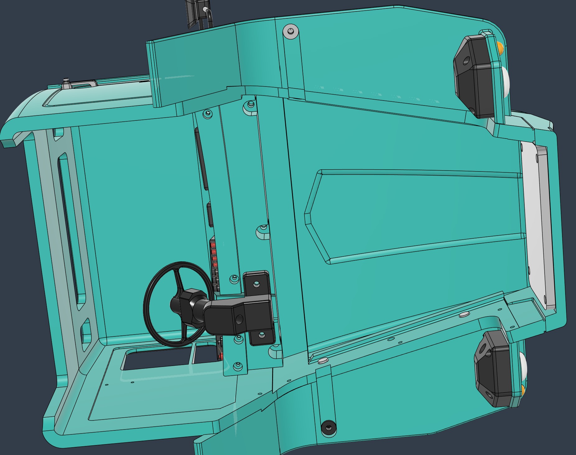 Crawler 4320 dual cab - 1-10 RC Body 3D print model_25