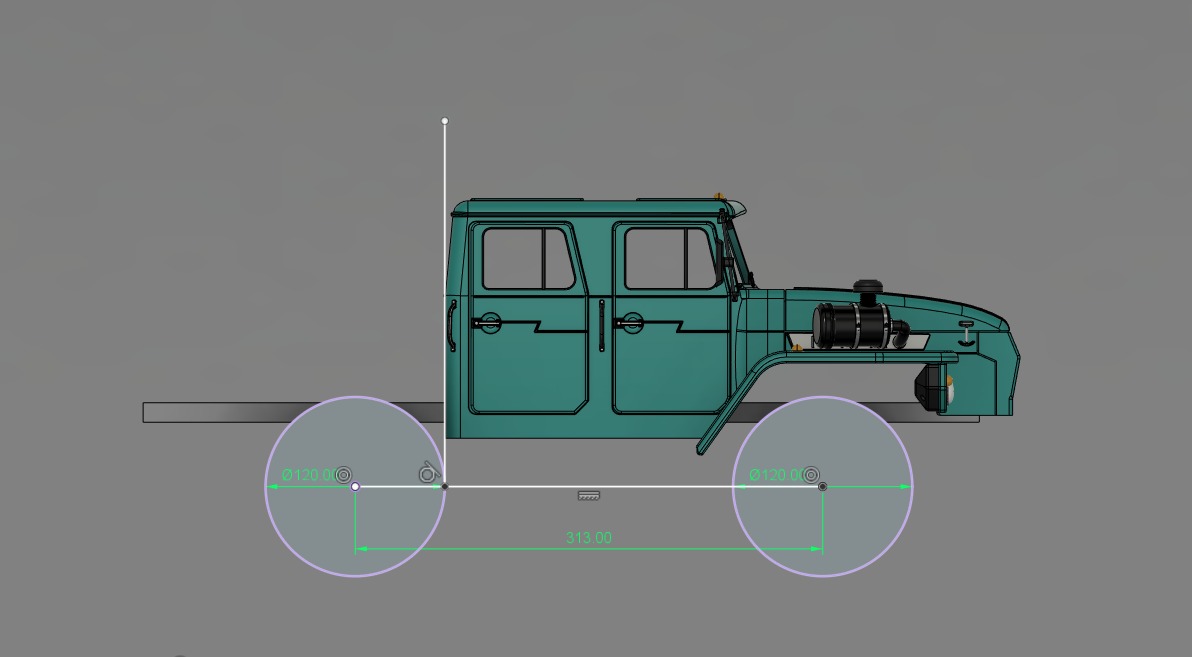 Crawler 4320 dual cab - 1-10 RC Body 3D print model_4