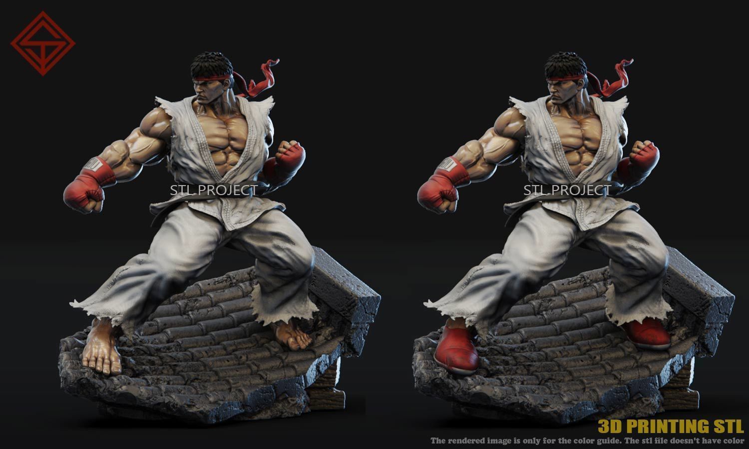 Ryu SF1 3D print model_1