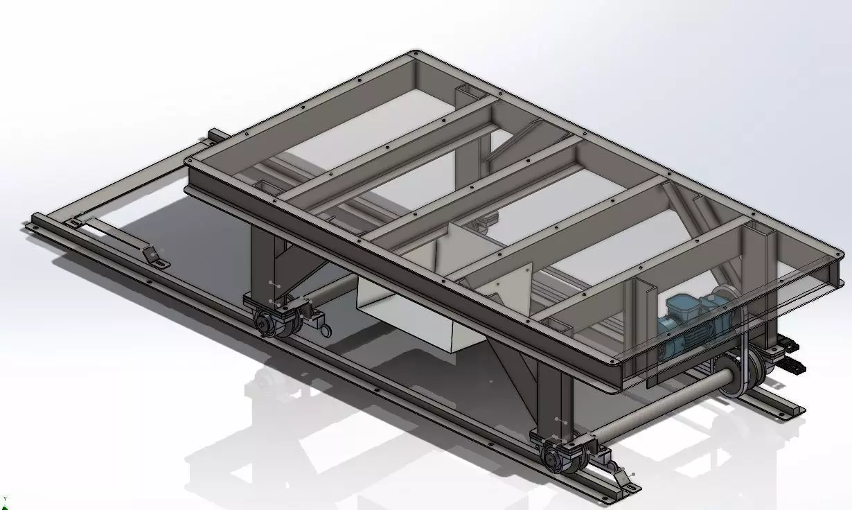 Bending machine table 3D model_0
