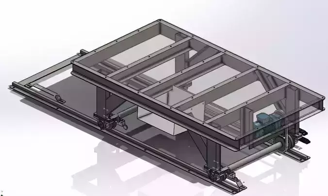 Bending machine table 3D model