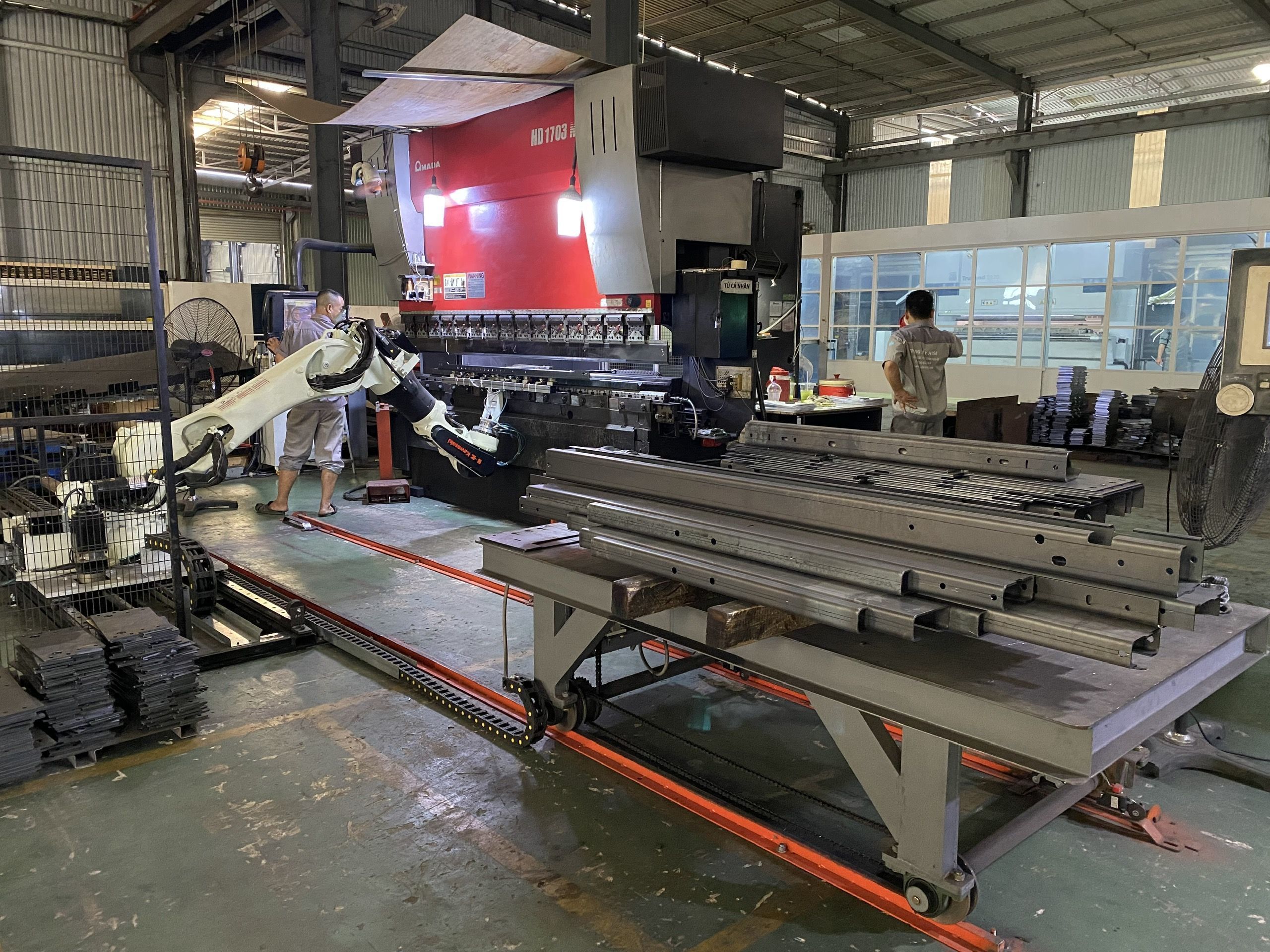 Bending machine table 3D model_1