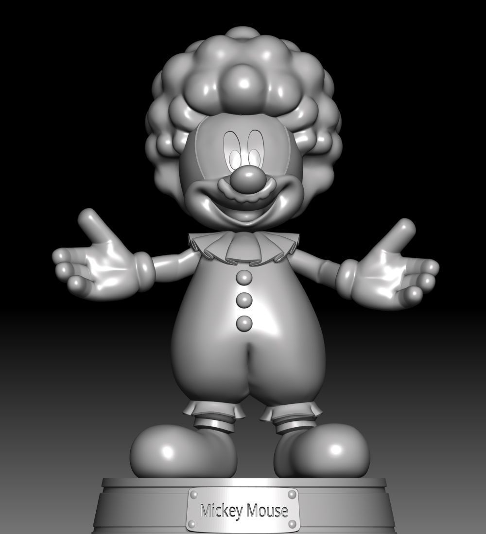 Mickey Mouse 3D print model_10