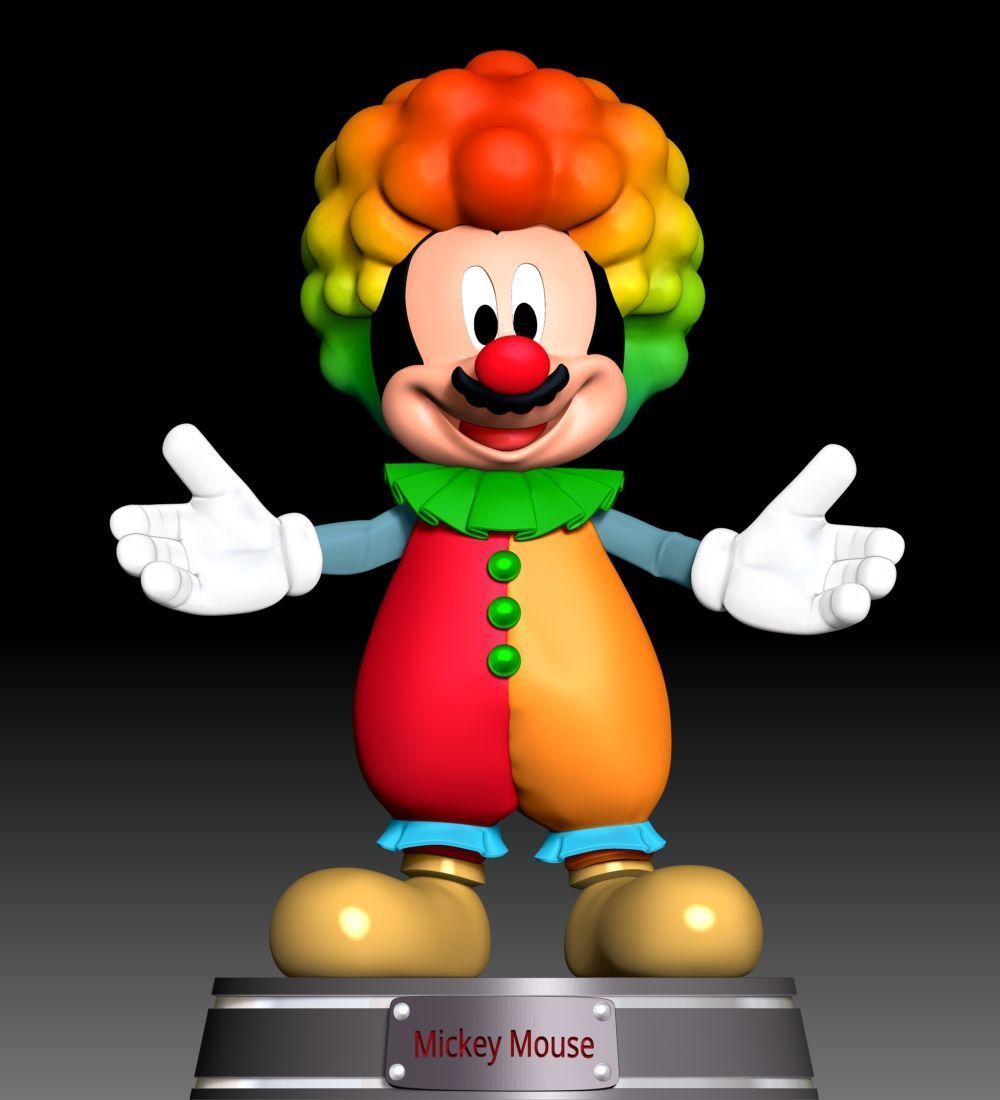 Mickey Mouse 3D print model_1