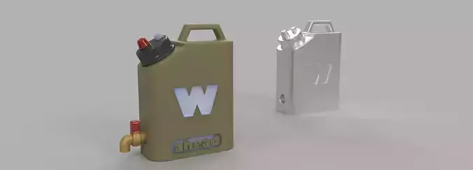 Water tank type 2 1-10 RC accessory