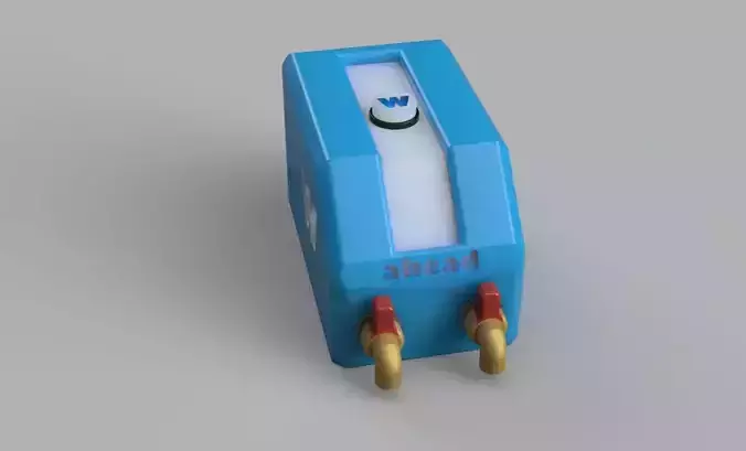 Water tank type 1 1-10 RC accessory Free 3D print model