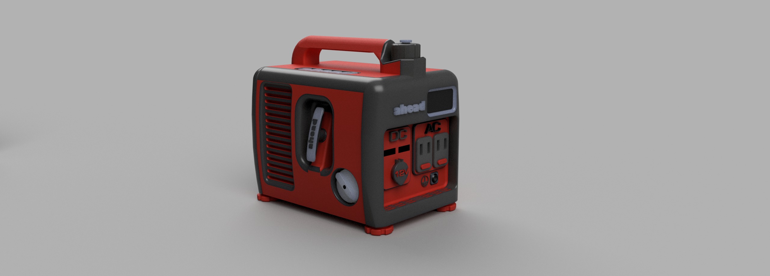 Portable Generator 1-10 RC accessory 3D print model_6