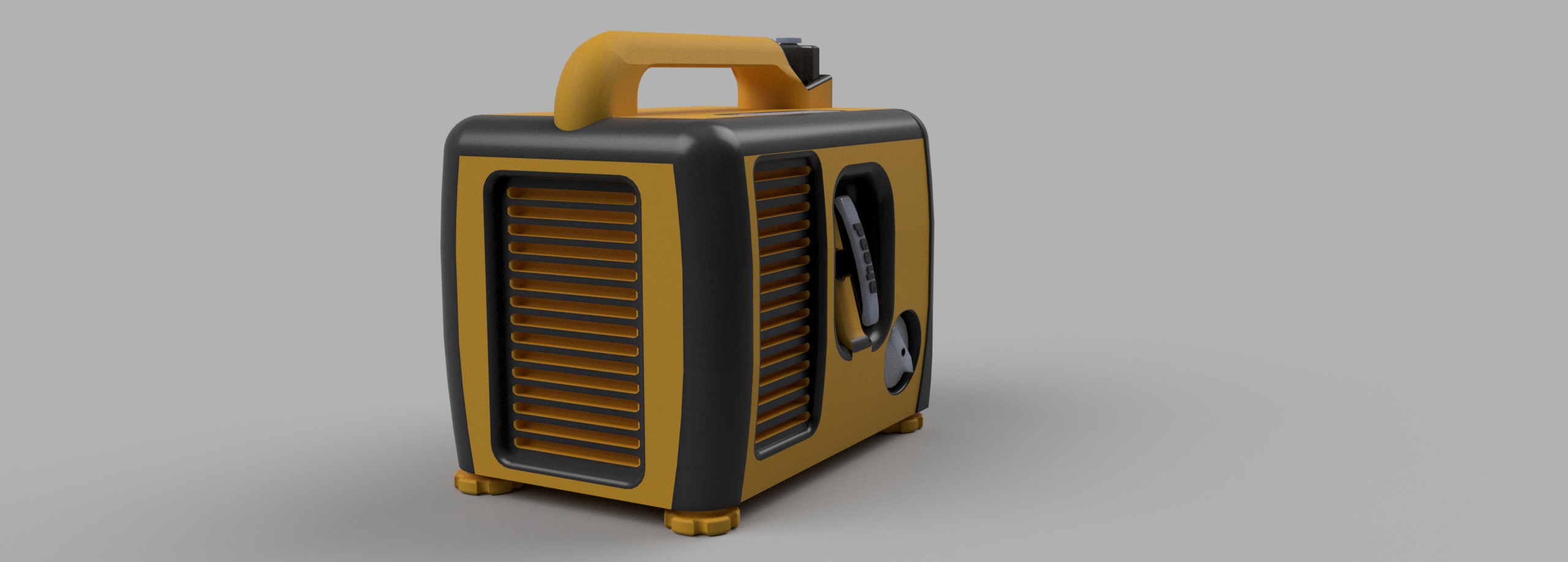 Portable Generator 1-10 RC accessory 3D print model_4