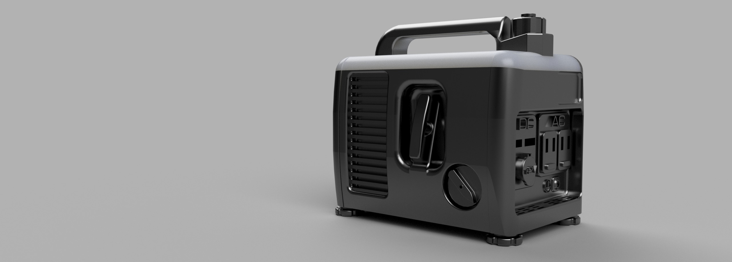 Portable Generator 1-10 RC accessory 3D print model_5