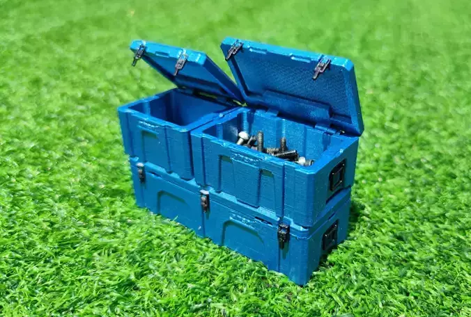 Overland hinged box pack 1-10 RC accessory 3D print model