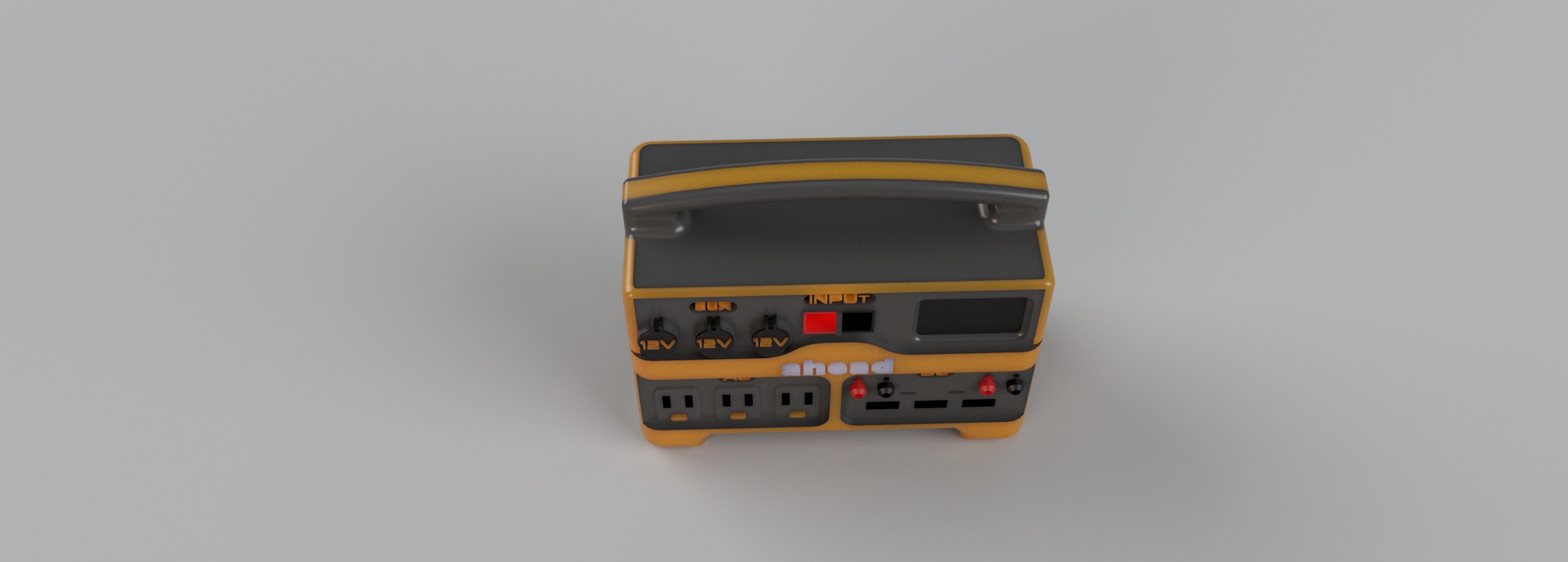 Overland battery box 1-10 RC accessory 3D print model_5