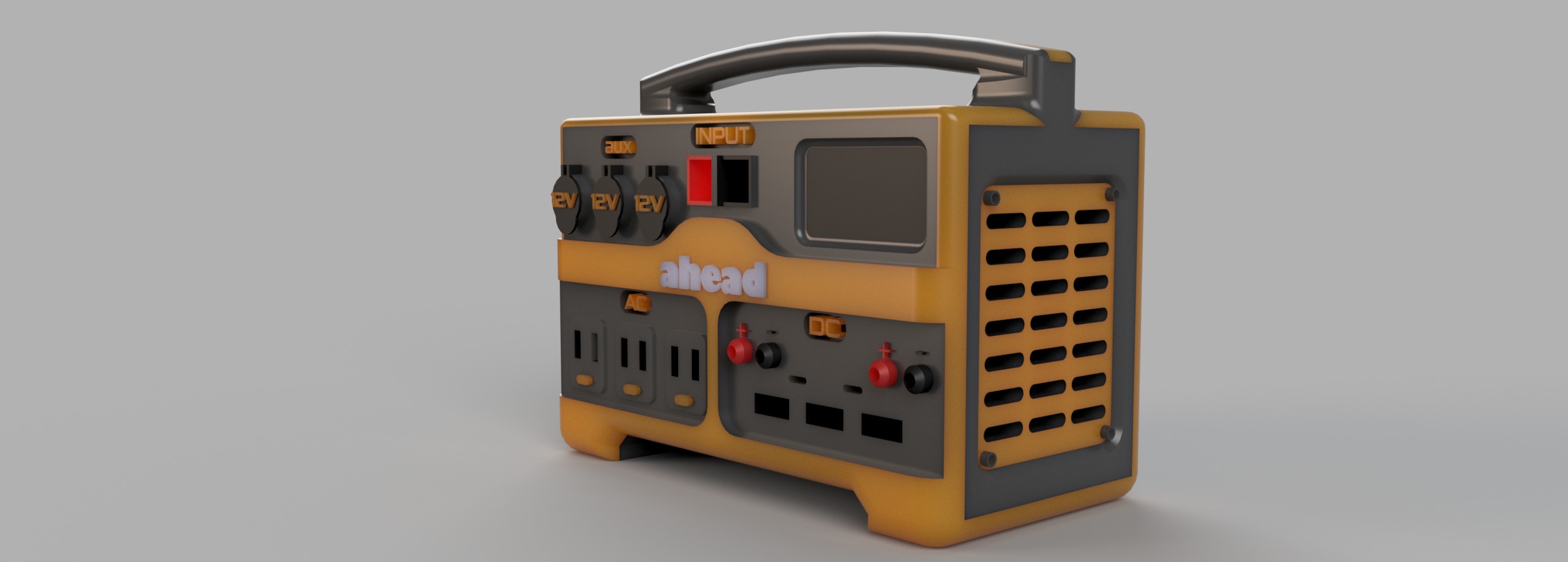 Overland battery box 1-10 RC accessory 3D print model_1