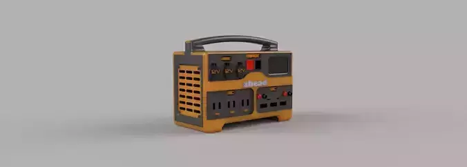 Overland battery box 1-10 RC accessory 3D print model