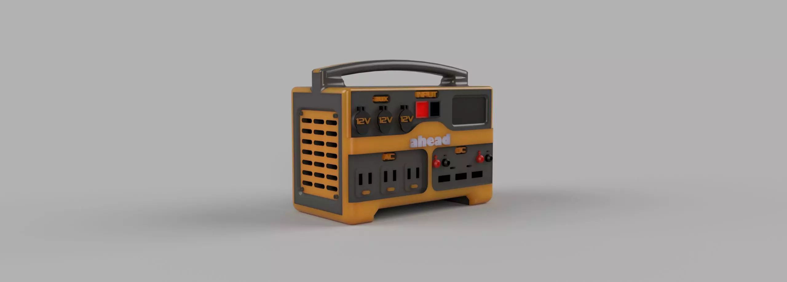 Overland battery box 1-10 RC accessory 3D print model_0