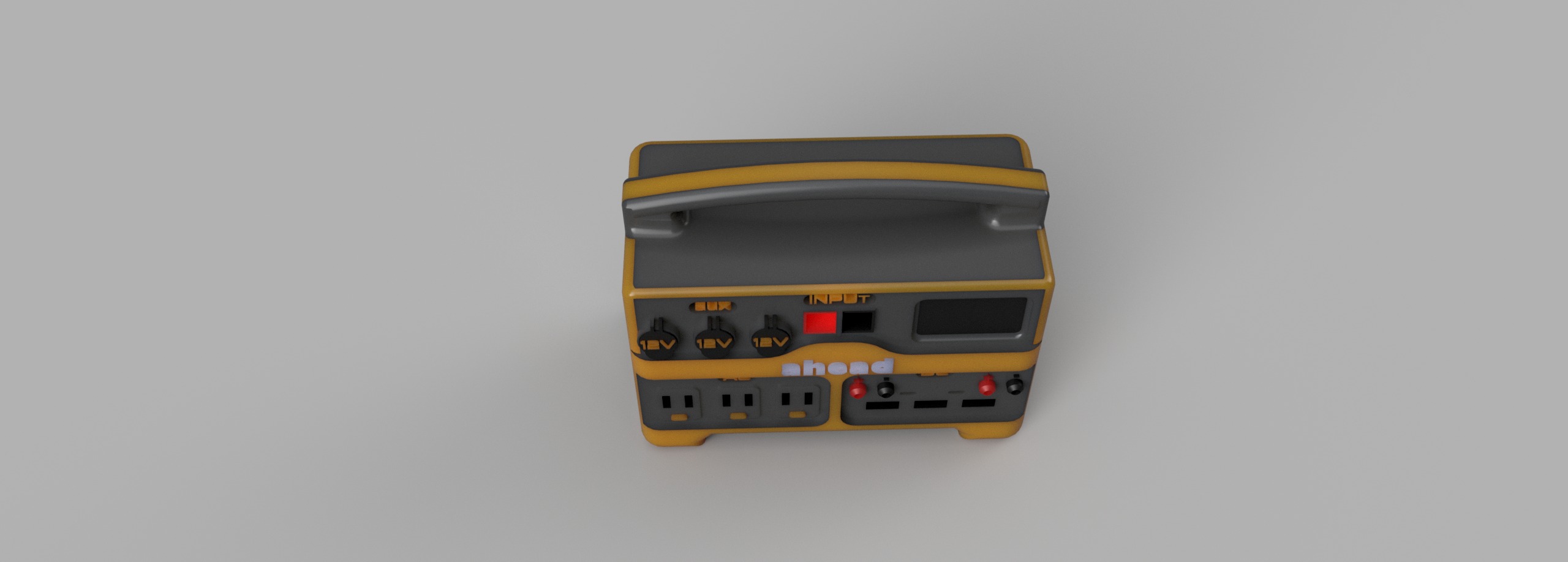 Overland battery box 1-10 RC accessory 3D print model_6