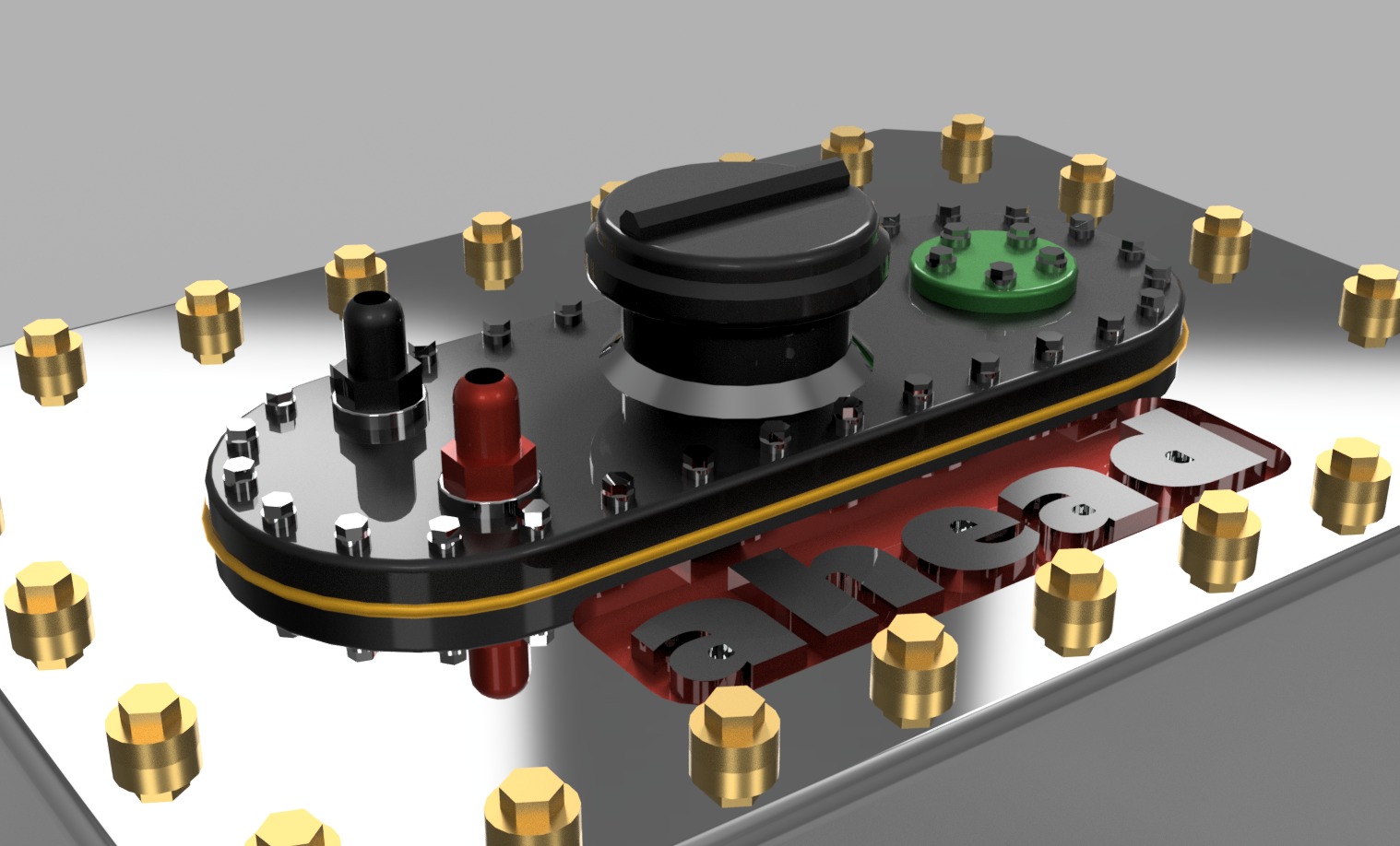 Fuel cell tank 1-10 RC accessory Free 3D print model_1