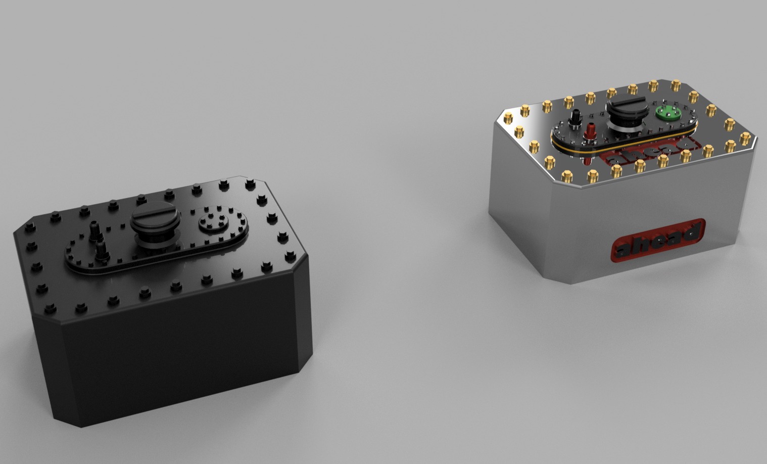 Fuel cell tank 1-10 RC accessory Free 3D print model_3