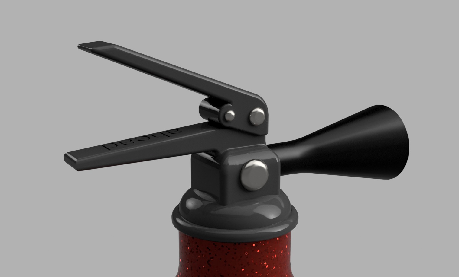 Fire extinguisher tall 1-10 RC accessory 3D print model_1