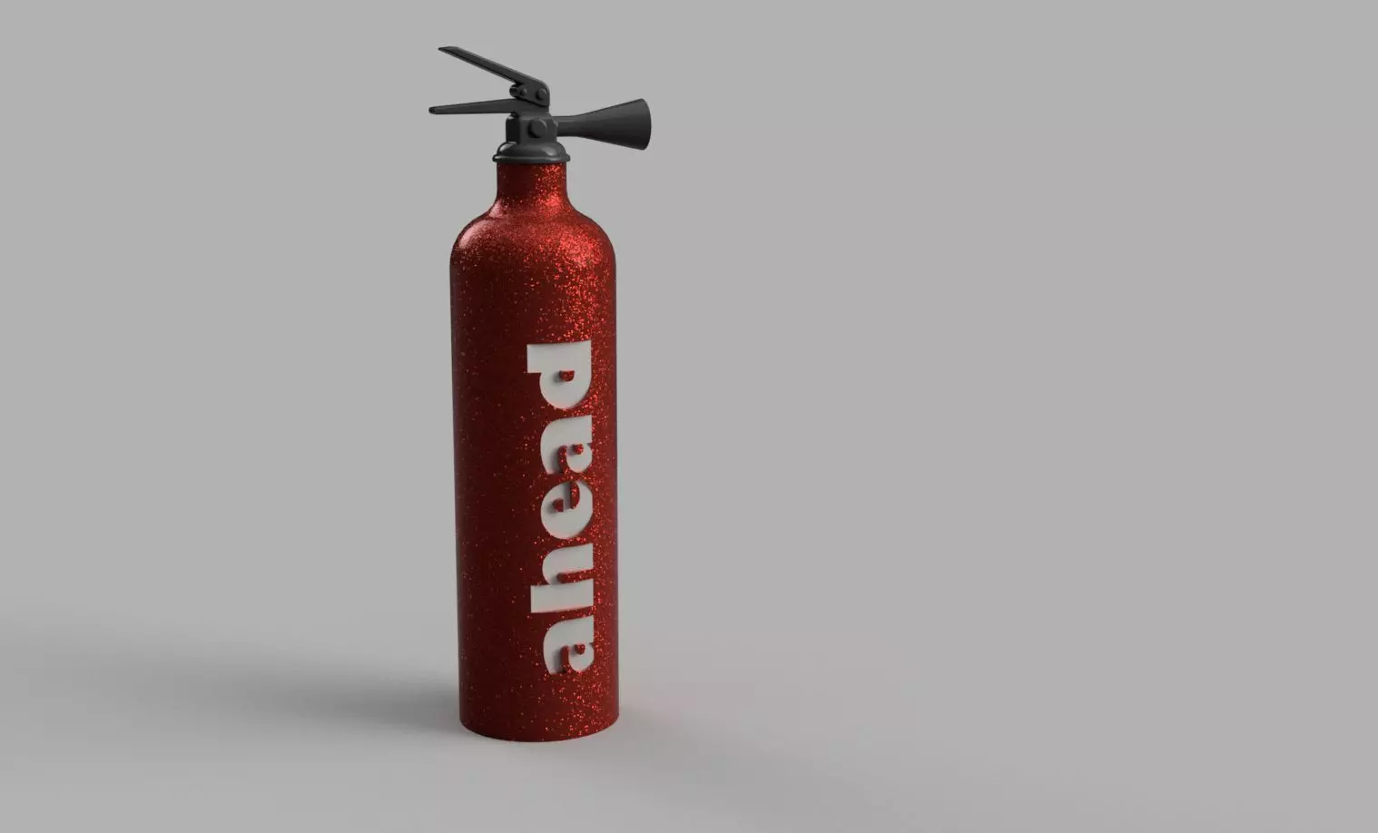 Fire extinguisher tall 1-10 RC accessory 3D print model_0