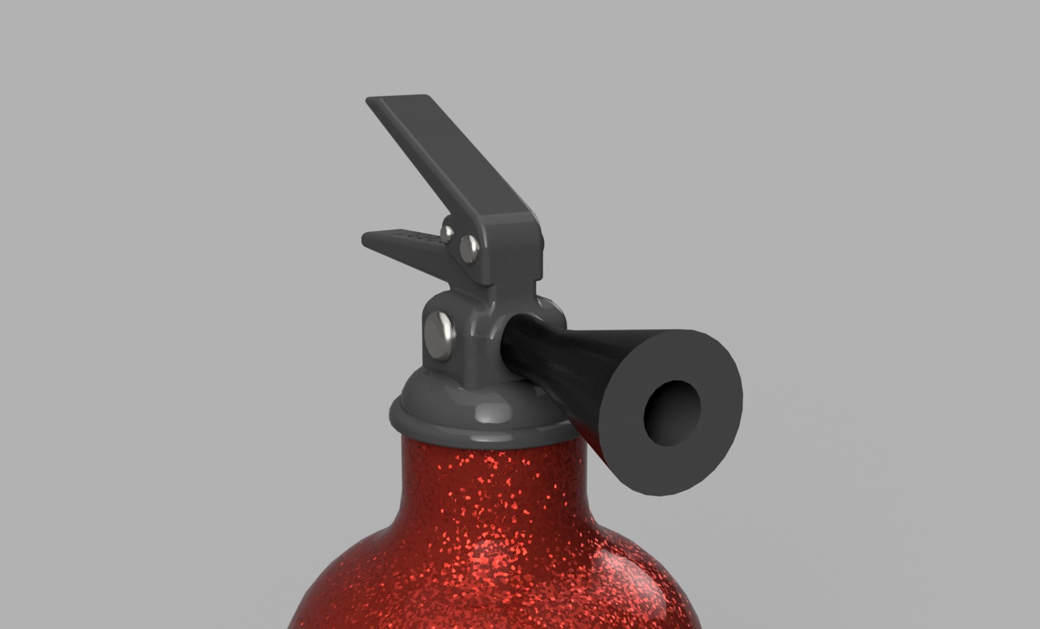 Fire extinguisher tall 1-10 RC accessory 3D print model_2