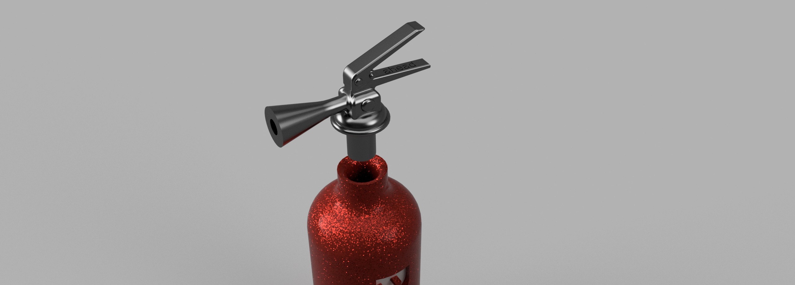 Fire extinguisher compact 1-10 RC accessory 3D print model_4