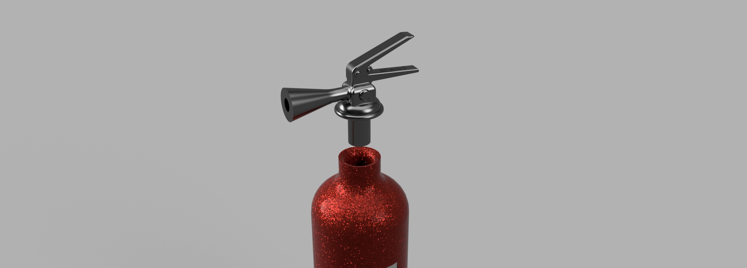 Fire extinguisher compact 1-10 RC accessory 3D print model_3