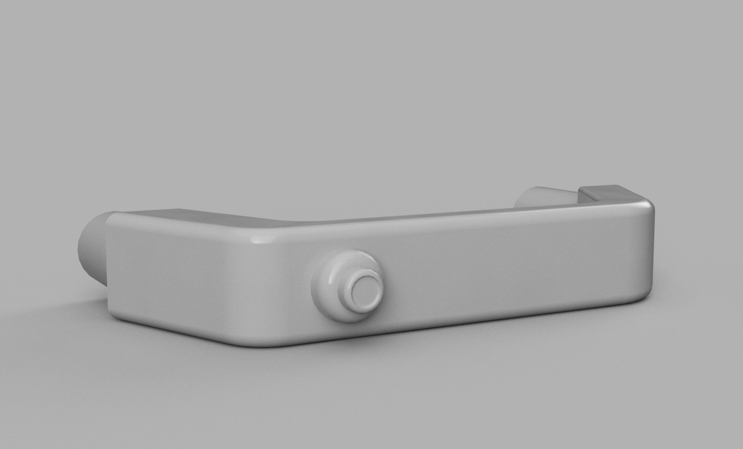 Door handle 1-10 RC accessory 3D print model_3