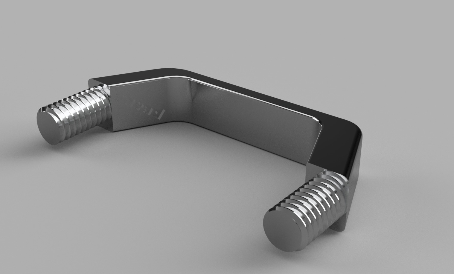 Door handle 1-10 RC accessory 3D print model_1