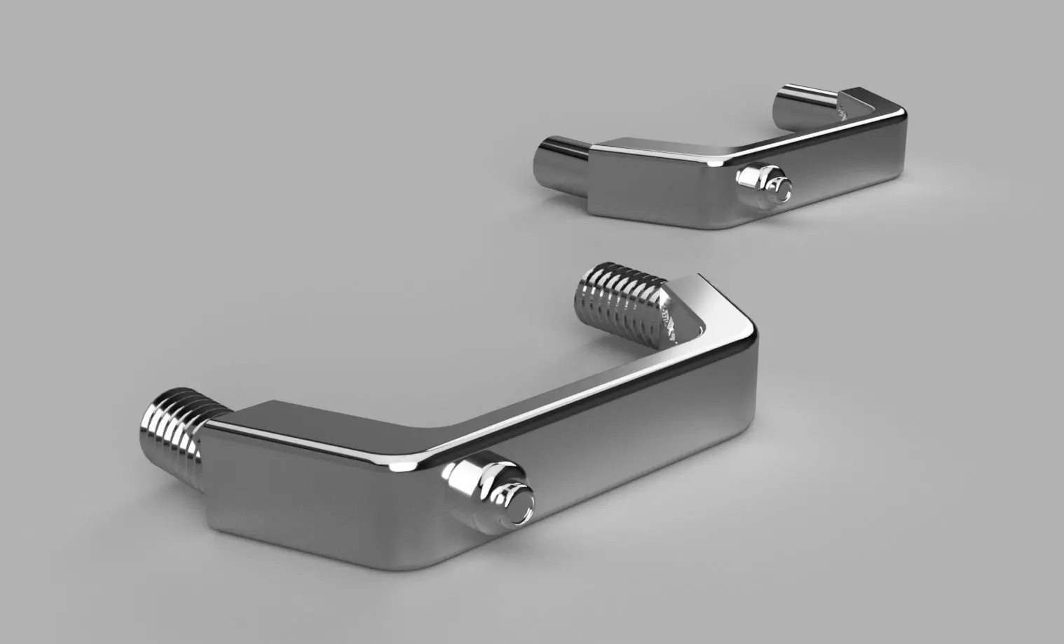 Door handle 1-10 RC accessory 3D print model_0