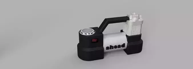 Compact tyre inflator 1-10 RC accessory 3D print model