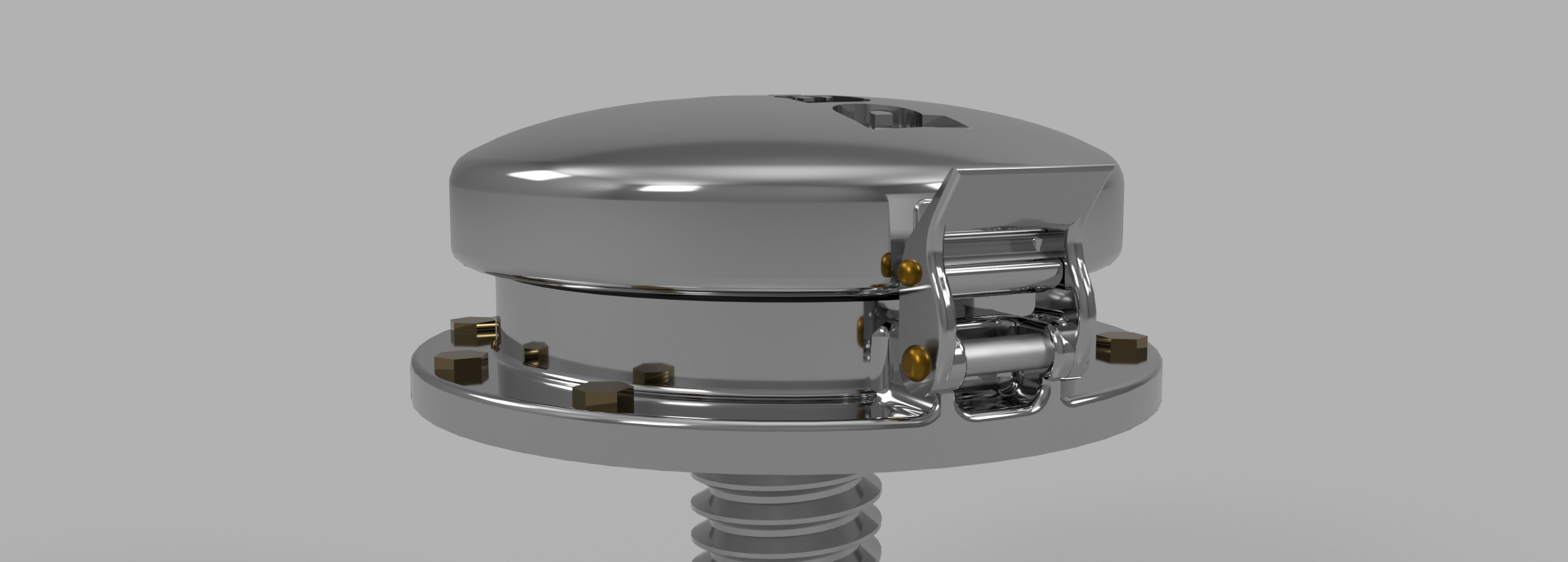 Cobra style filler cap 1-10 RC accessory 3D print model_1