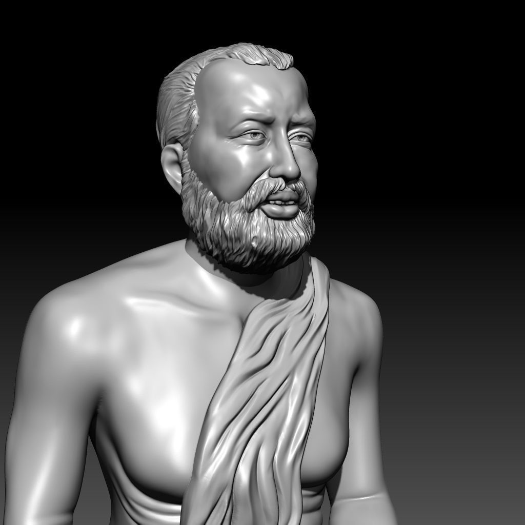 RamaKrishna 3D print model_4