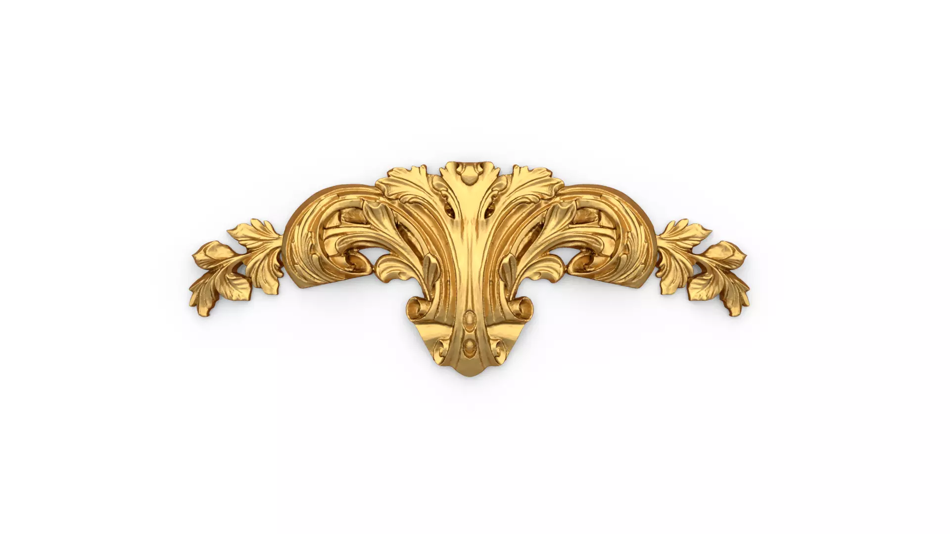 Classic decor ornament carved 04 3D model_0