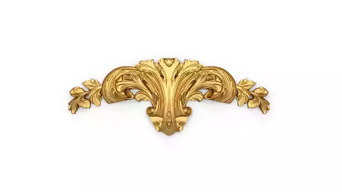 Classic decor ornament carved 04 