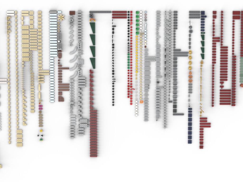 PixelBricks3D - Lego Winter Village Fire Station  3D print model_3