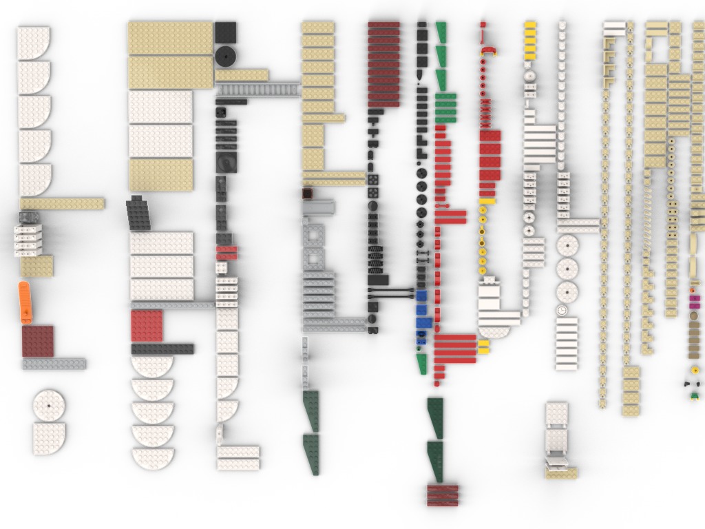 PixelBricks3D - Lego Winter Village Fire Station  3D print model_2