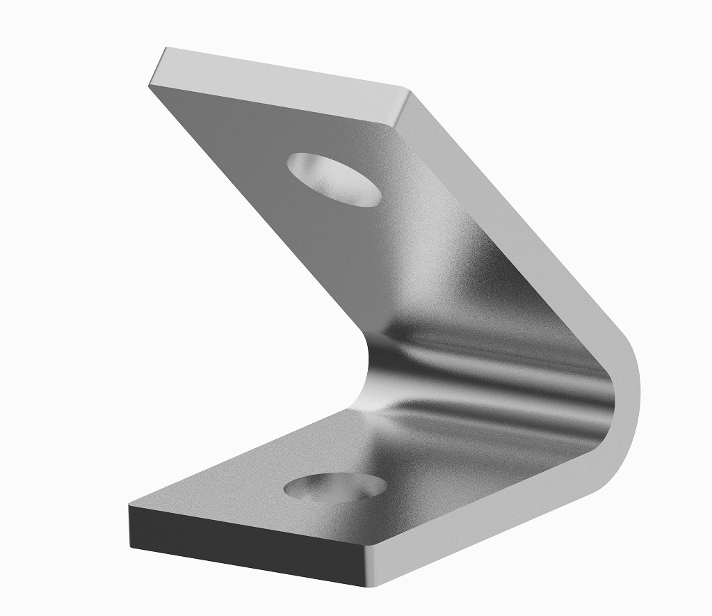 Structural Channel Angle Bracket 3D print model_1