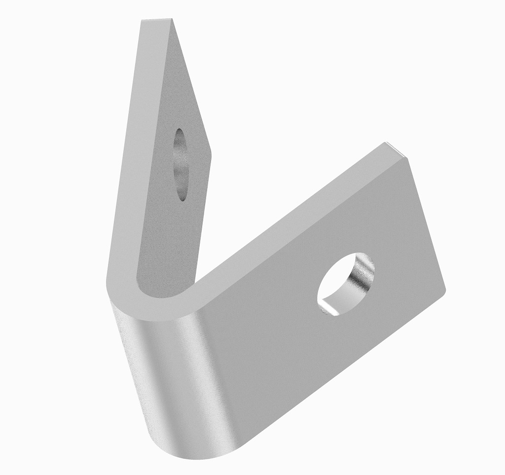 Structural Channel Angle Bracket 3D print model_2