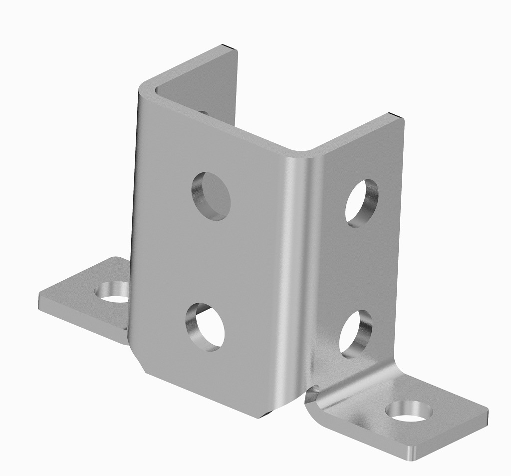 Wing Shape Bracket 3D print model_2