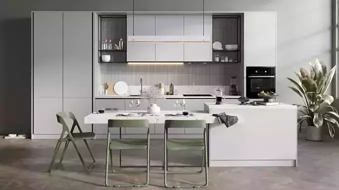ProVis3D 047 - Kitchen Series II 3D model