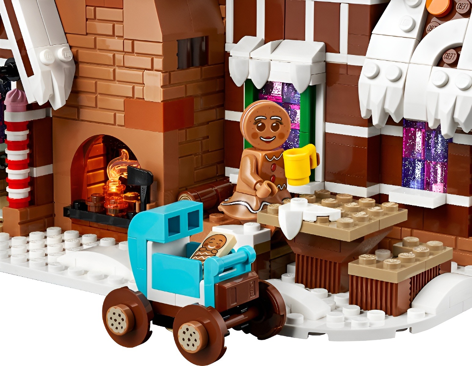 PixelBricks3D - Lego Gingerbread House  3D print model_4