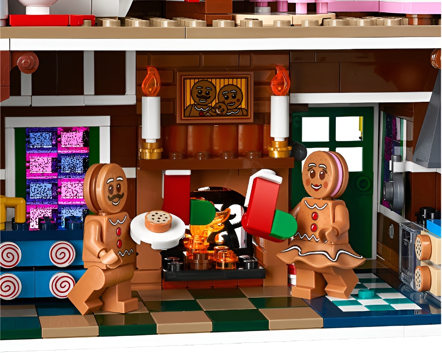 PixelBricks3D - Lego Gingerbread House  3D print model_6