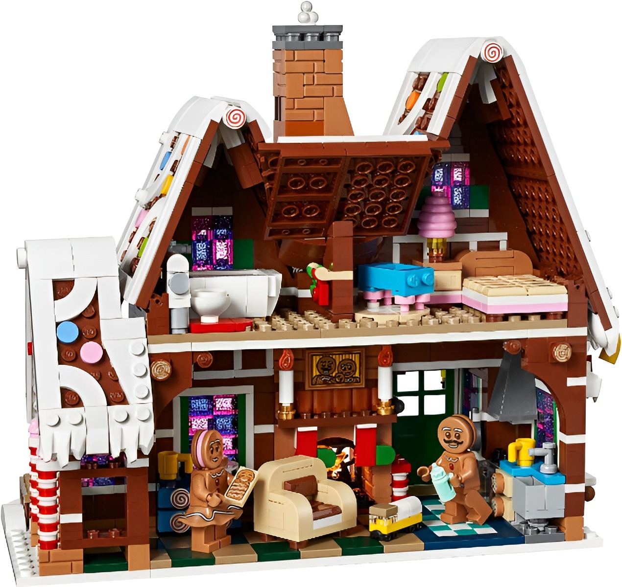 PixelBricks3D - Lego Gingerbread House  3D print model_1