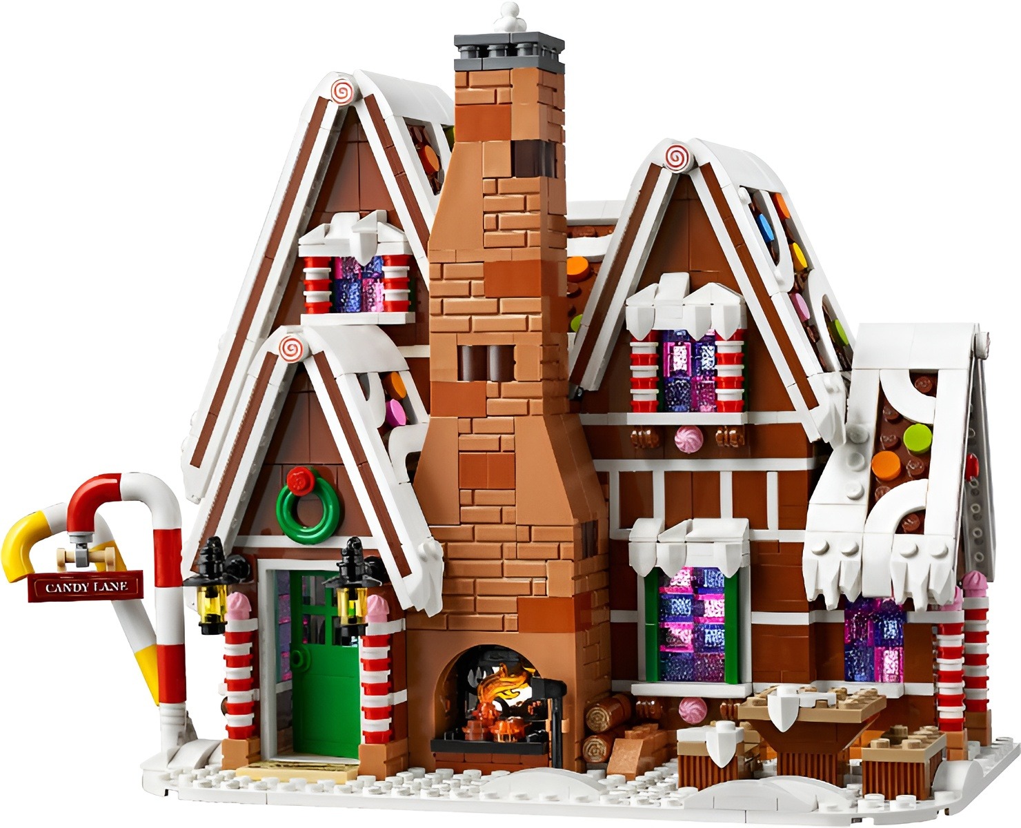 PixelBricks3D - Lego Gingerbread House  3D print model_2