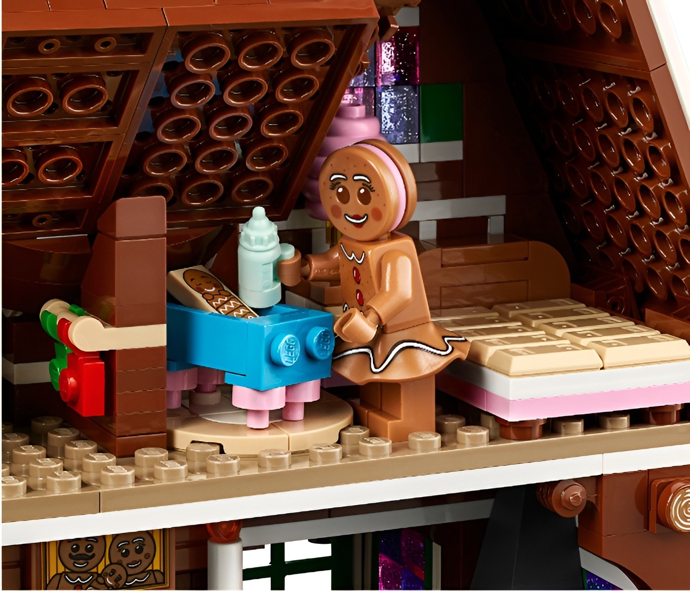 PixelBricks3D - Lego Gingerbread House  3D print model_8